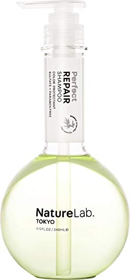 NatureLab. Tokyo – Perfect Repair restores severely damaged, chemically treated hair: Sulfate and cruelty free, protects color- 11.5 fl. oz (Shampoo)