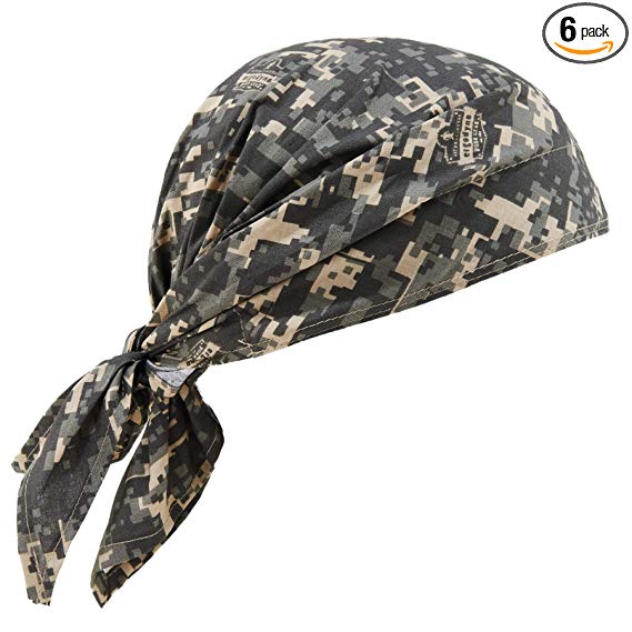 Ergodyne Chill-Its 6710CT Evaporative Cooling Dew Rag, Camo