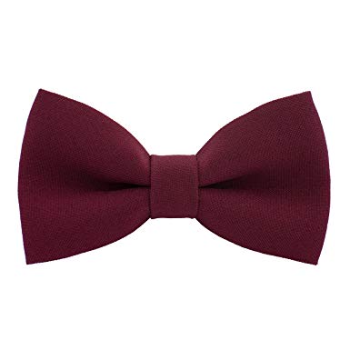 Classic Pre-Tied Bow Tie Formal Solid Tuxedo for Adults & Children, by Bow Tie House