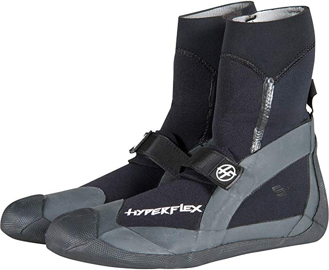 Hyperflex Pro Series Round Toe Surfing Boots - Available in 3MM, 5MM or 7MM – Keep Warm, Feels Like Your Barefoot