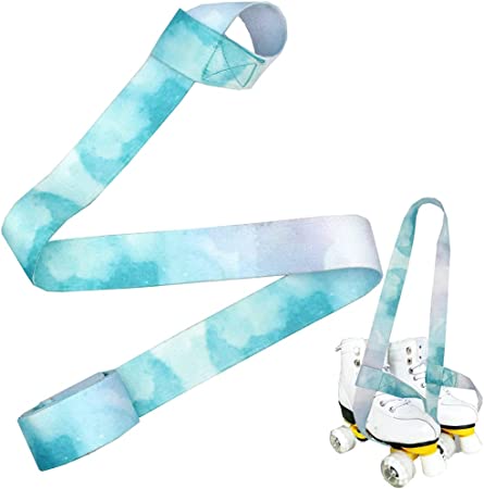 Roller Skate Leash Adjustable Skate Boot Carrier Strap Soft Cotton Skate Shoulder Sling Fashionable Transport Strap for Skate