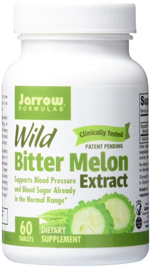 Jarrow Formulas Wild Bitter Melon Extract, Supports Blood Pressure and Blood Sugar Already in the Normal Range, 60 Tabs