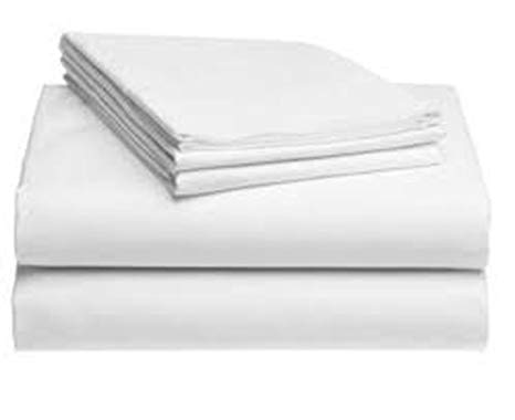 Pacific Linens Pillowcases White 12 Pack 200 Thread Count Percale Fabric Hotel Linen Size (King)