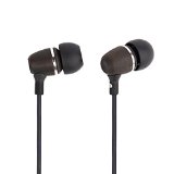 Francois et Mimi Elite Genuine Wood In-ear Noise-isolating Headphones with Mic Retail Packaging