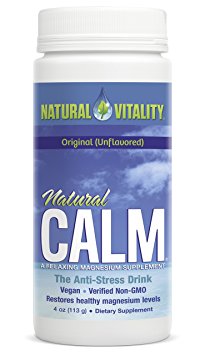 Natural Vitality Natural Calm Magnesium Anti Stress, Organic, Original, 4 oz