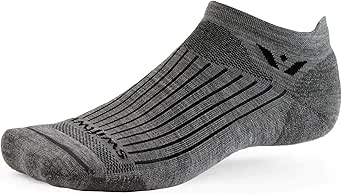 Swiftwick PURSUIT ZERO Merino Wool Running & Golf Socks, Max Durability