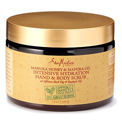 SheaMoisture 12 oz Manuka Honey & Mafura Oil Intensive Hydration Body Scrub