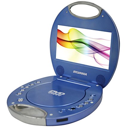 Sylvania SDVD7046-BLUE 7-Inch Portable DVD Player (Certified Refurbished)