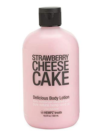 Hempz Treats Body Lotion, 18.6 Oz (Strawberry Cheesecake)