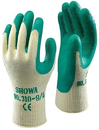 Showa 310 Green Grip Work & Gardening Gloves Size 7 / Small