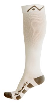 Performance Compression Socks (1 pair) for Women and Men by A-Swift - Best Athletic Compression Socks - For Running Sports Crossfit Flight Travel - Medical Graduated Nursing Compression Socks - Suits Nurses Maternity Pregnancy Shin Splints - Below Knee High - Assorted Colors & Patterns