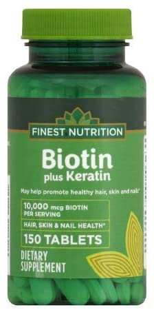 Finest Nutrition Biotin   Keratin 150 Tablets