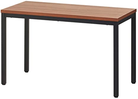 BEST BOARD 24x48 Inches Writing Computer Desk Modern Simple Study Desk Industrial Style Laptop Table for Home Office Brown Notebook Desk
