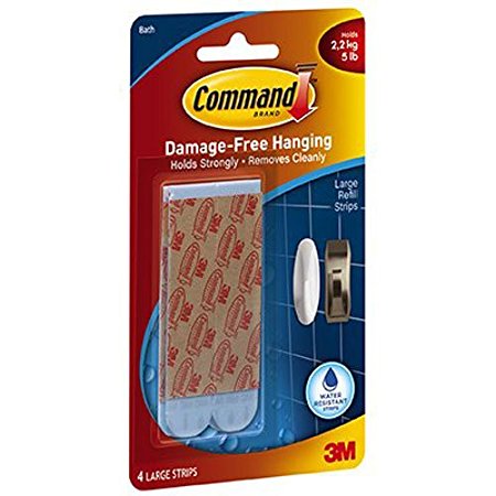 Command Water Resistant Replacement Strips