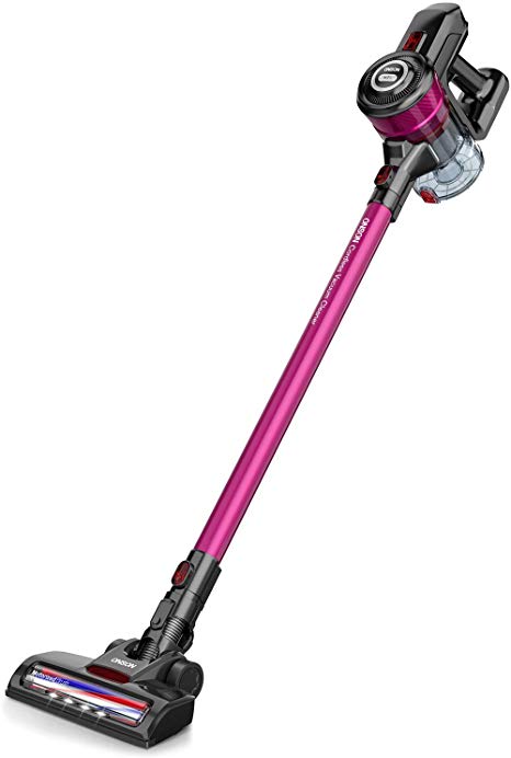 Cordless Vacuum, ONSON Stick Vacuum Cleaner, 20KPa Powerful Cleaning Lightweight Handheld Vacuum with Rechargeable Lithium Ion Battery (Purple)