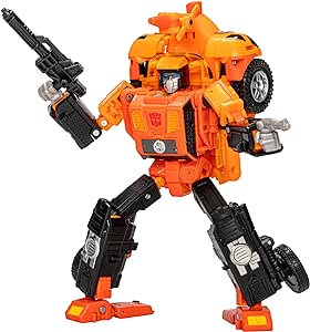 Transformers Legacy United Leader Class G1 Triple Changer Sandstorm, 7.5-inch Converting Action Figure, 8  Years