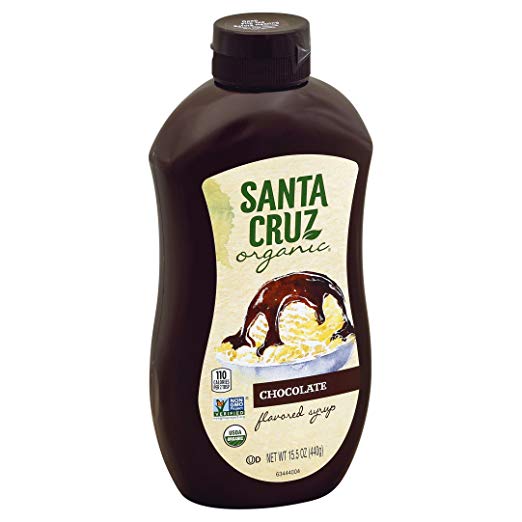 Santa Cruz Organic Ice Cream Topping Syrup, Chocolate, 15.5 Ounce
