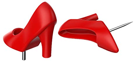 Fred & Friends Fred High Heel Pushpins, Set of 20, Pumped up, 20 Piece