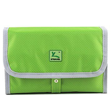 Cevinee™ Foldable Travel Cosmetic Case, Hanging Bathroom Toiletries Storage Bag, Portable Makeup Organizer for Girls & Ladies