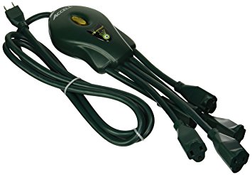 Accell D080B-027K PowerSquid Outlet Multiplier, with 5 power outlets and 6 foot cord