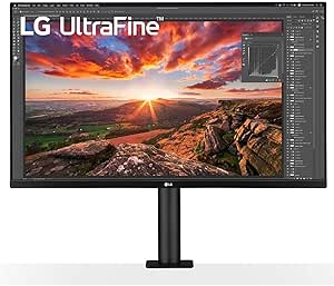 LG 32UN880-B 32" Ultrafine Display Ergo UHD 4K IPS Display with HDR 10 Compatibility and USB Type-C Connectivity, Black