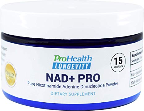 ProHealth NAD  Pro (15 Grams) Pure Nicotinamide Adenine Dinucleotide Bioavailable Sublingual Powder | Increase Energy | Support Cognition and Mood
