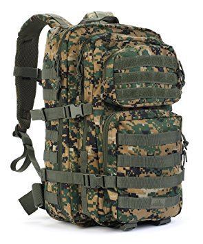 Red Rock Outdoor Gear Assault Pack (Large, Woodland Digital Camouflage)