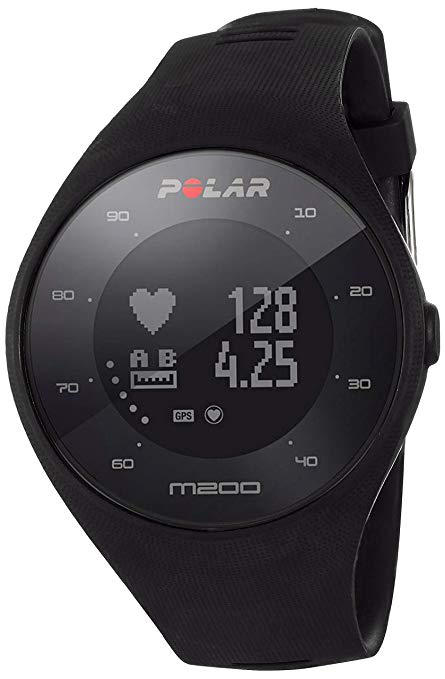POLAR M200 GPS Running Watch, Black, One Size