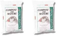 Michigan Peat 5240 Garden Magic Compost and Manure, 40-Pound (2-(Pack))