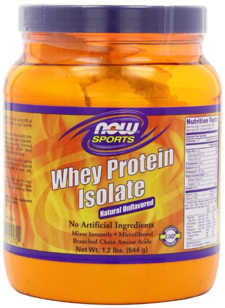 NOW Foods Whey Protein Isolate Pure 12 -Pounds