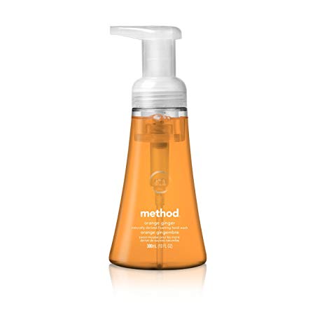 Method Foaming Hand Soap, Orange Ginger, 10 Ounce (6 Count)