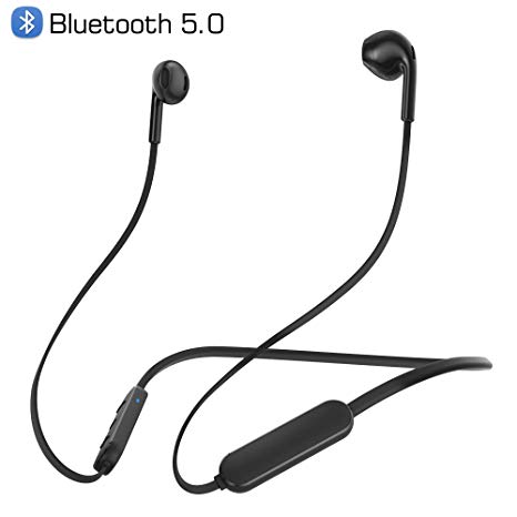 Bluetooth Headphones GUSGU Bluetooth 5.0 Wireless Headphones Sport Bluetooth Earphones With Microphone for Running/Gym/Workout(Fast Pairing,Secure Fit,9H Playtime）