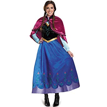Daily Proposal AA2 Adult Anna Winter Dress Halloween Costume Cosplay Party PXS-PL USA
