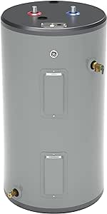 GE Appliances 30 Gallon Electric Water Heater with Adjustable Thermostat, Short, 240 Volt