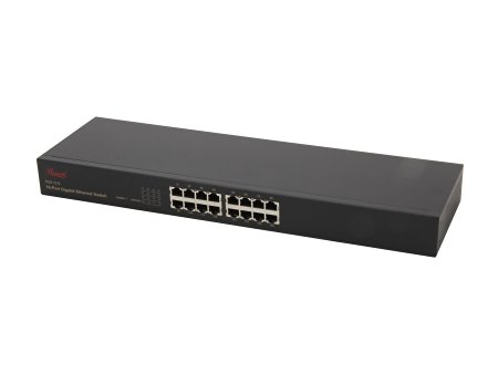 Rosewill Gigabit Desktop/Rackmount Switch with Jumbo Frame Support 10/100/1000Mbps 16 x RJ45 8K MAC (RGS-1016)