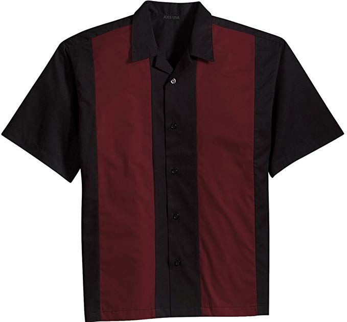 Joe's USA Men's Retro Bowling Shirts