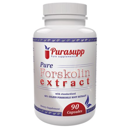Best Pure Forskolin Extract Supplement Standardized to 40% for High Benefit Ultimate Fast Diet Weight Loss 90 Day/Capsule Best Slim Trim Belly Buster Burn Fat Calorie Vegetarian coleus forskohlii