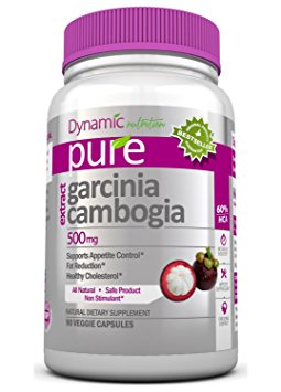 Garcinia Cambogia Extract Natural Appetite Suppressant and Weight Loss Supplement 1,000 mg per Serving, 90 capsules @ 500 mg per capsule