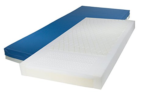 Drive Medical Gravity 7 Long Term Care Pressure Redistribution Mattress, No Cut Out, 80"