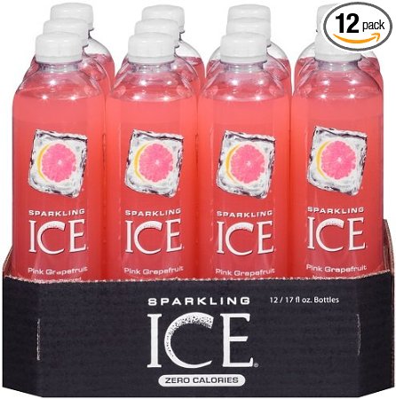 Sparkling Ice Pink Grapefruit 17 Ounce Bottles (Pack of 12)