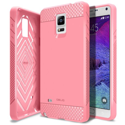 Galaxy Note 4 Case, Obliq [Non-Slip] [Slim Fit] Samsung Galaxy Note 4 Case [Flex Pro] [Pink] Premium Soft Anti Shock Protection Jelly Case - Verizon, AT&T, Sprint, T-Mobile, International, and Unlocked - Case for Samsung Galaxy Note 4 IV SM-N910S Late 2014 Model