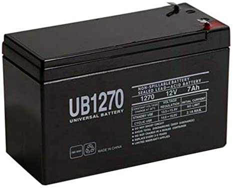 UPG Security Alarm System Battery 12V 7.2AH SLA Security Certified-Electronics