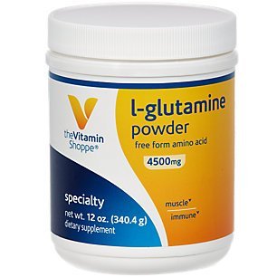 the Vitamin Shoppe L-Glutamine 12 Powder