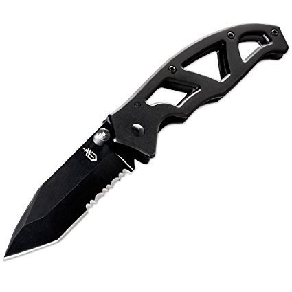 Gerber Paraframe I Knife, Tanto Point, Black [31-001731]