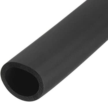 uxcell Foam Tubing for Handle Grip Support, Pipe Insulation, 50mm(2") ID 65mm OD 1m Length Black