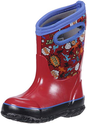 Bogs Kids Classic High Waterproof Insulated Rubber Rain and Winter Snow Boot for Boys, Girls and Toddlers, Multiple Color Options