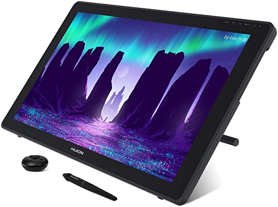 2020 HUION KAMVAS 22 Graphics Drawing Tablet with Screen Android Support Battery-Free Stylus 8192 Pen Pressure Tilt Adjustable Stand - 21.5inch