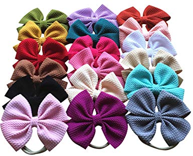 Toptim Baby Girl's Headbands and Bows for Newborn Infant Toddler Photographic Accessories