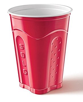 Solo Squared Red Cups, 18 Oz, 144 Count (144 Count, Red)