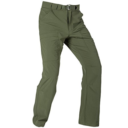 FREE SOLDIER Outdoor Men's Lightweight Waterproof Quick Dry Tactical Pants Nylon Spandex